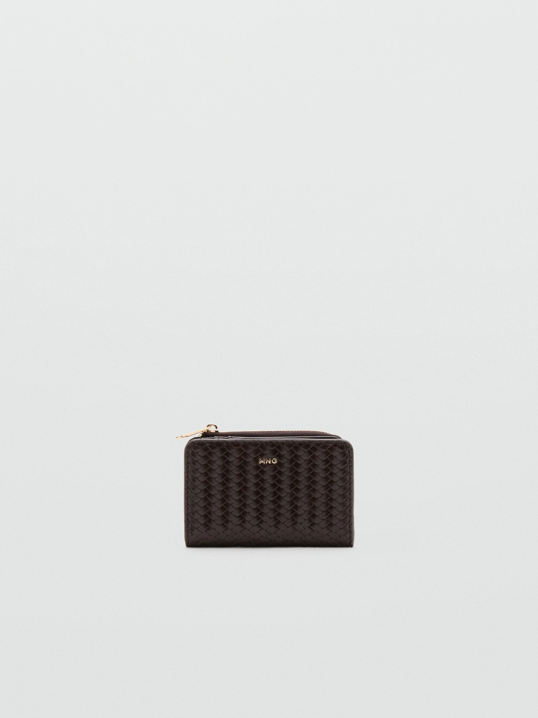 MANGO Women Woven Design PU Two Fold Wallet