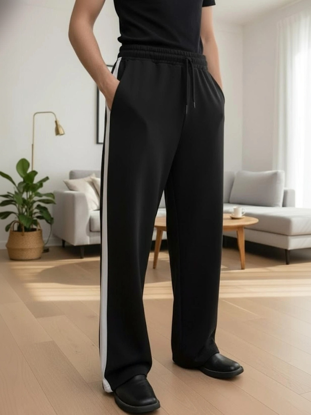 PROGENY Men Solid Regular Fit Track Pant