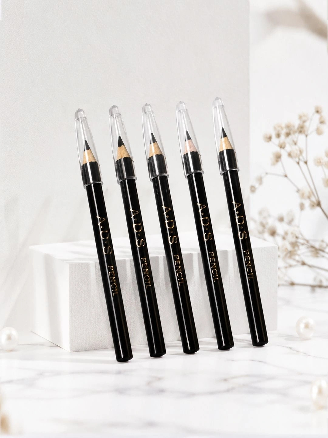 MISS ADS Set Of 5 Long Lasting Matte EYEBROW PENCIL