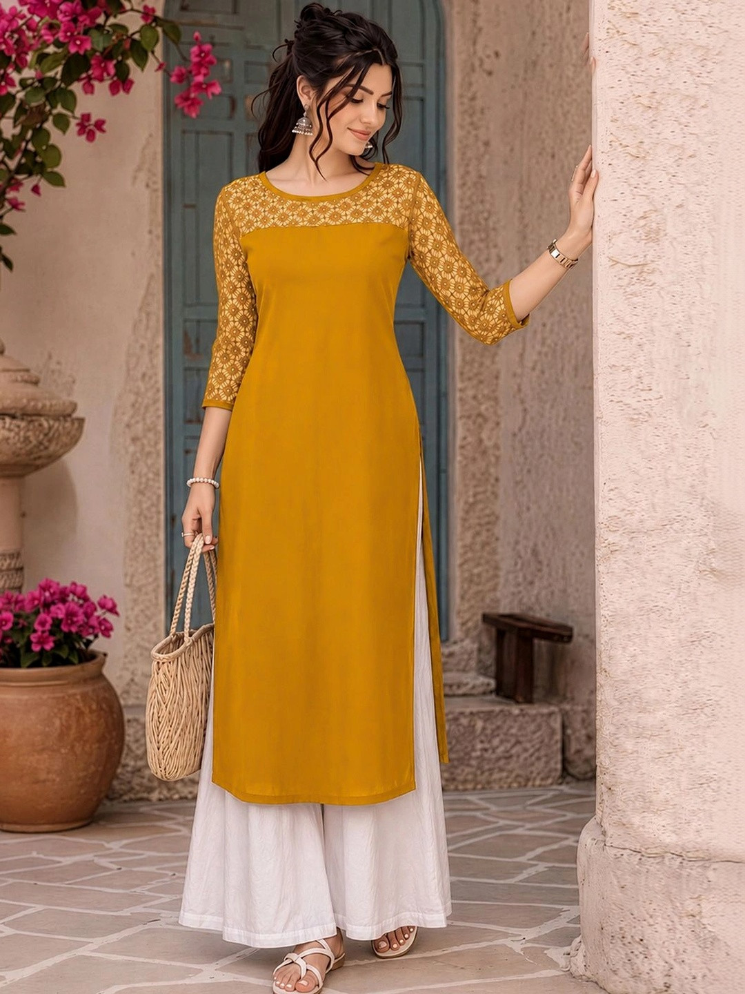 Maheshvi Woven Design Kurti