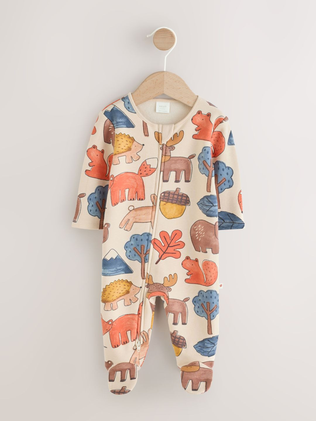 NEXT Boys Animal Graphic Printed Sleepsuit