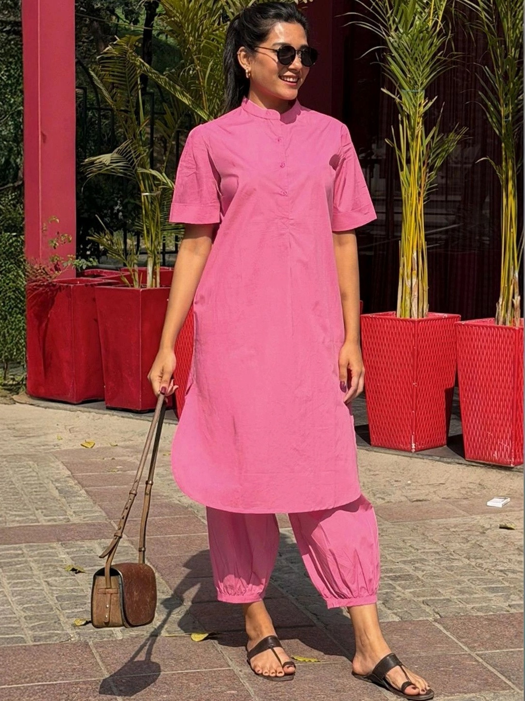 Surma Pink Butter Toast Kurta Co-Ord Set