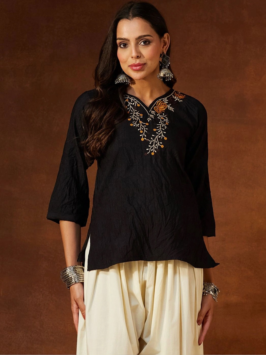 KROLIANT Embroidered Ethnic Tunic
