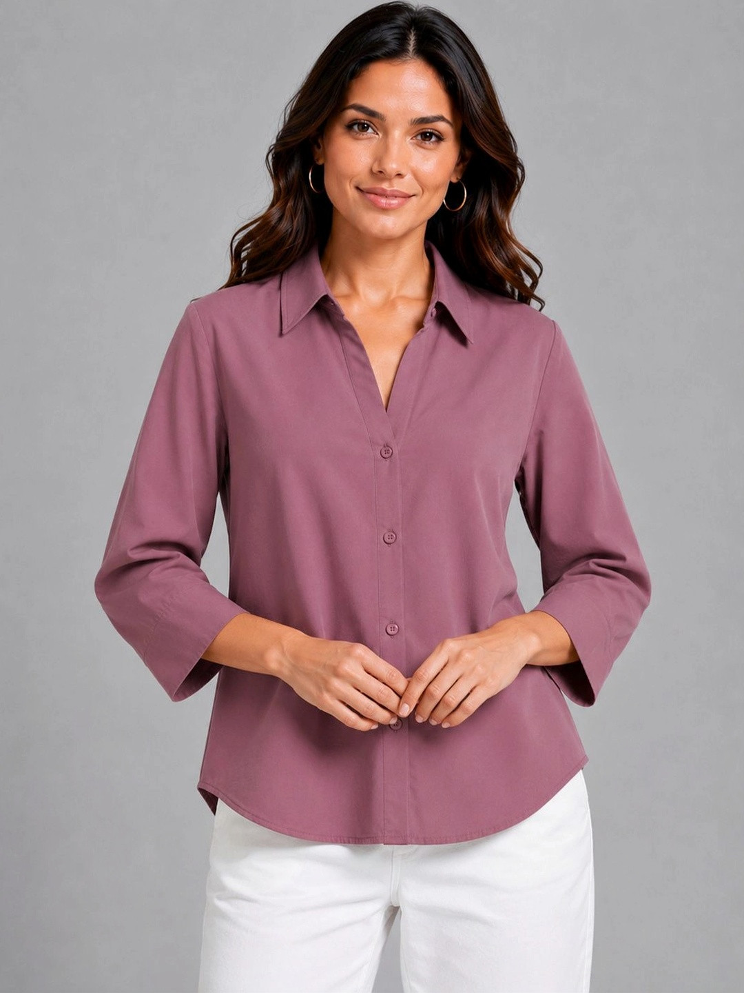 NOCK REGULAR Women Slim Fit Formal Shirt