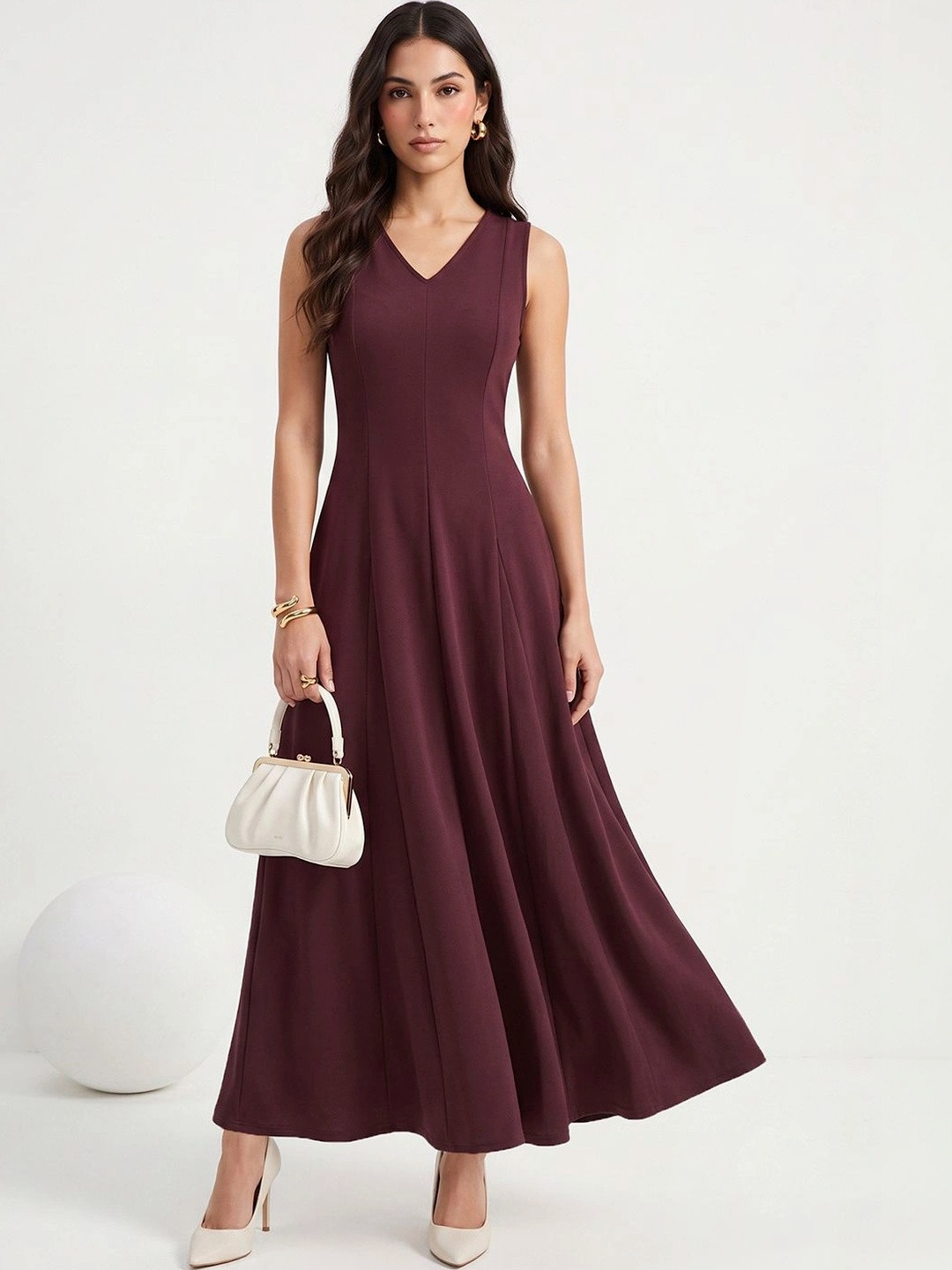 Selvia Formal A-Line Maxi Dress