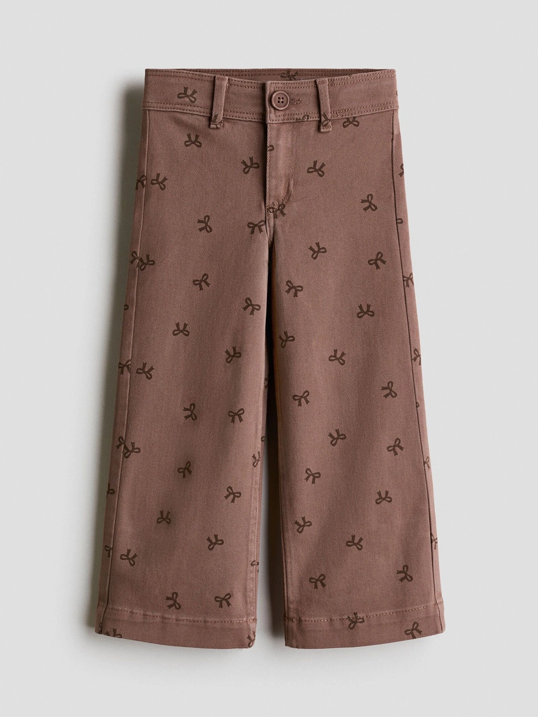 H&M Girls Printed Easy Wash Culottes Trousers