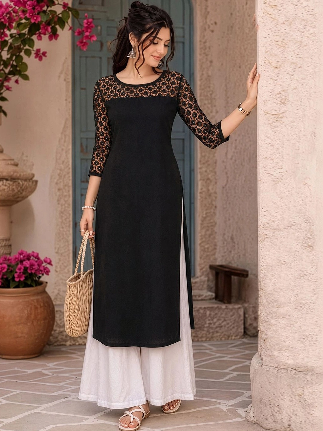 Maheshvi Woven Design Kurti
