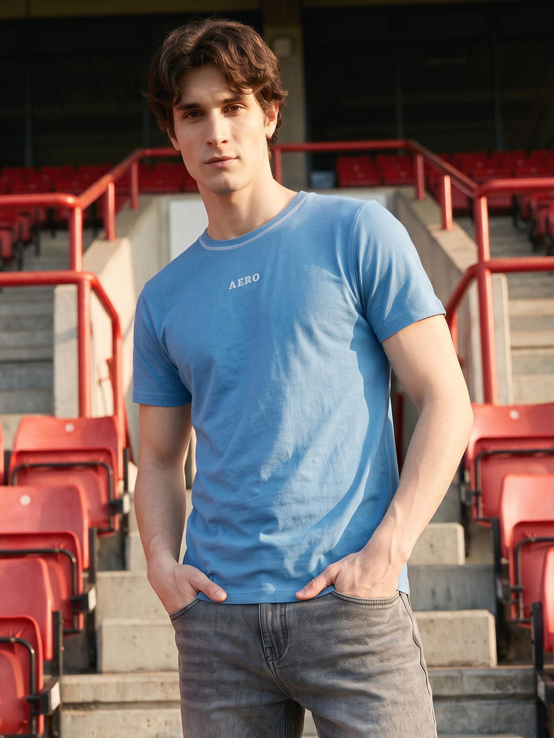Aeropostale Brand Logo Printed T-shirt