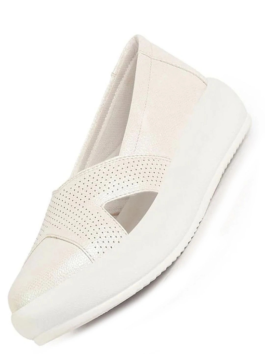 FAUSTO Women Height Enhancer Lightweight Classic Breathable Slip On Sneaker Shoe