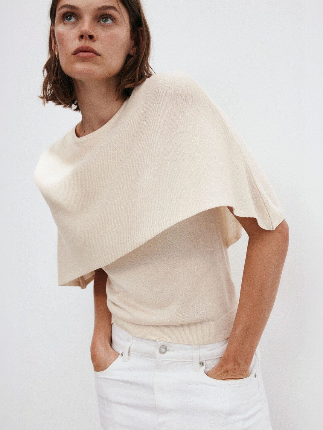 H&M Fine-Knit Cape Top