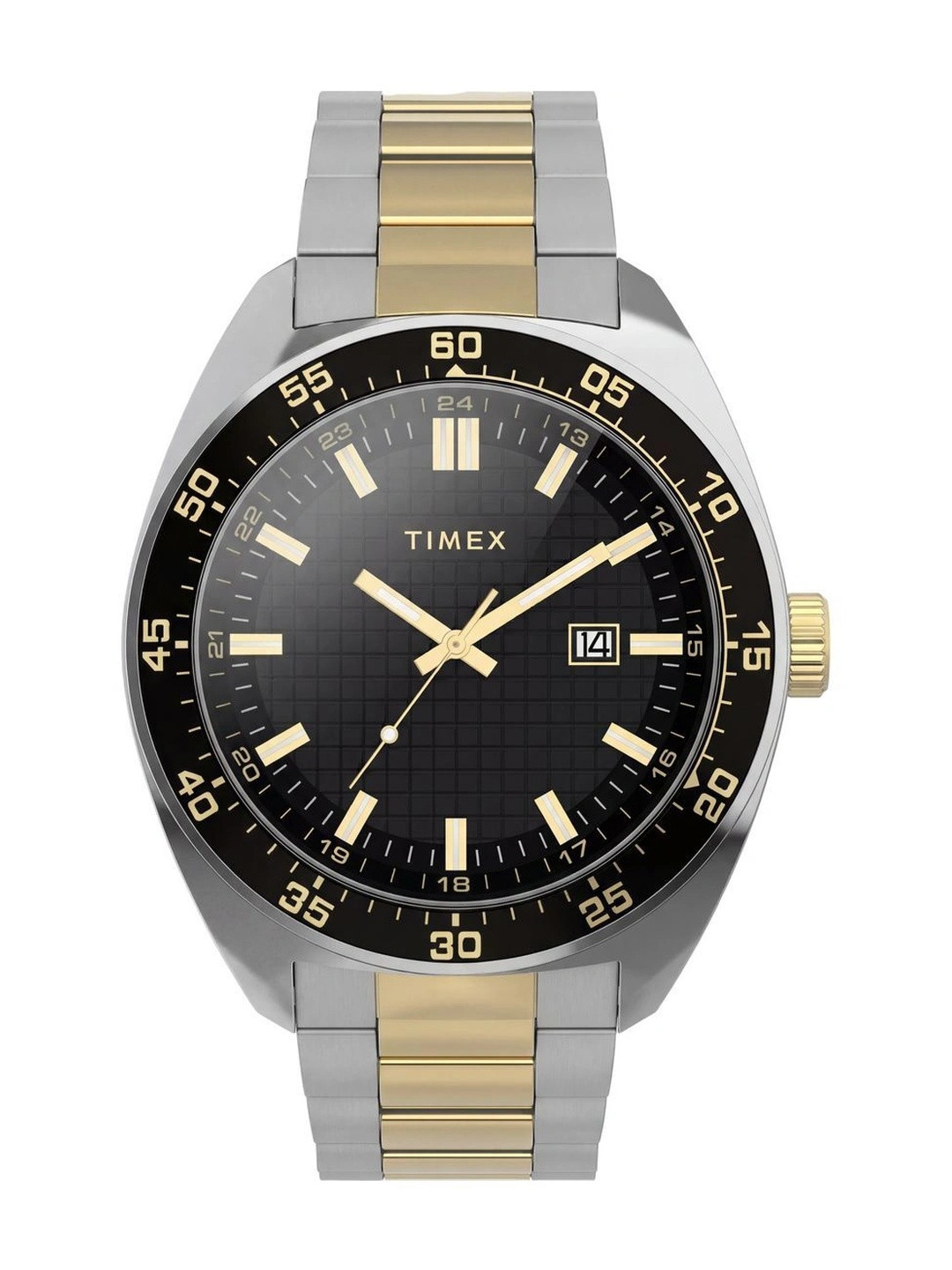 Timex Men Patterned Bracelet Style Analogue Watch TW2Y89100UJ