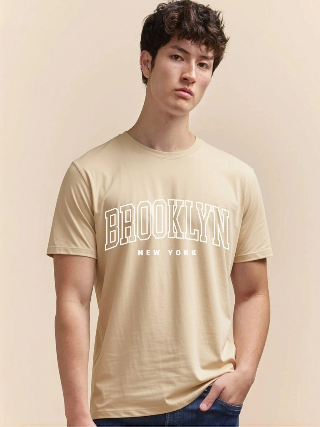 R.Code by The Roadster Life Co. Men Typography Printed T-shirt