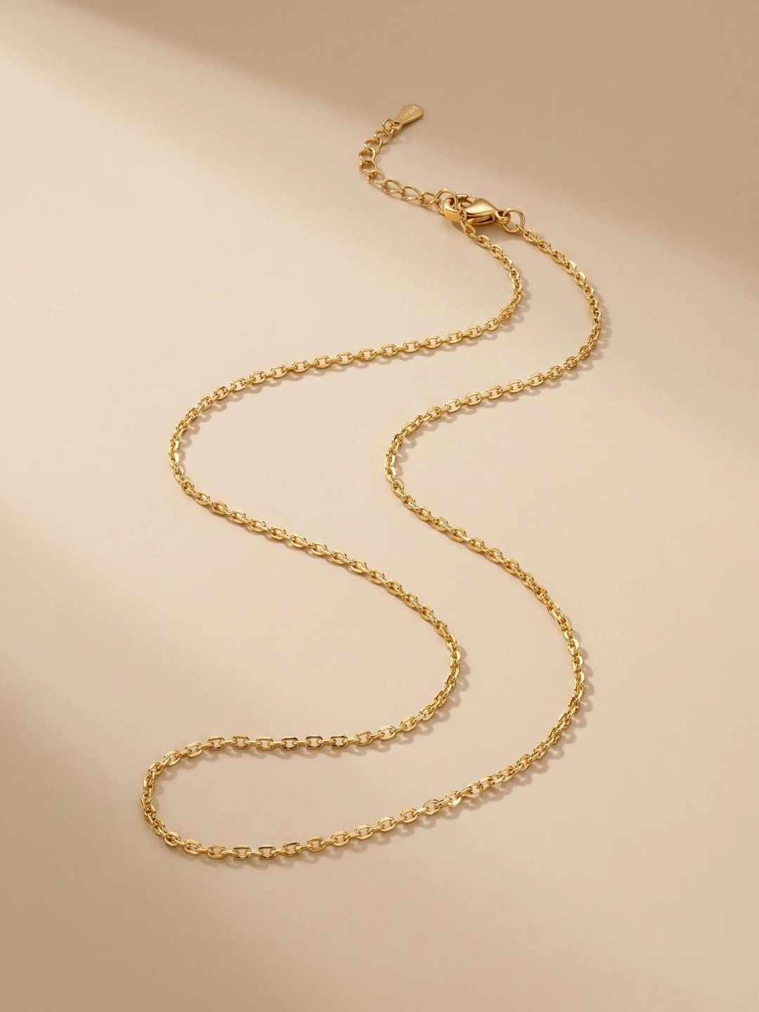 MYKI Unisex Stainless Steel Gold-Plated Chain