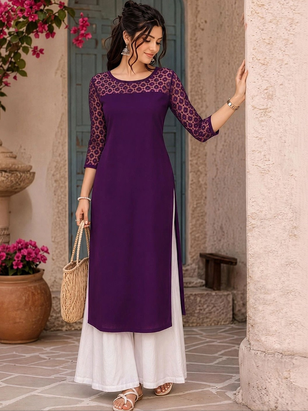 Maheshvi Ethnic Motifs Embellished Kurti