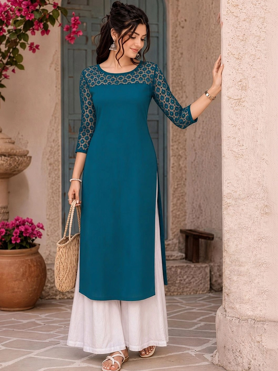 Maheshvi Woven Design Kurti