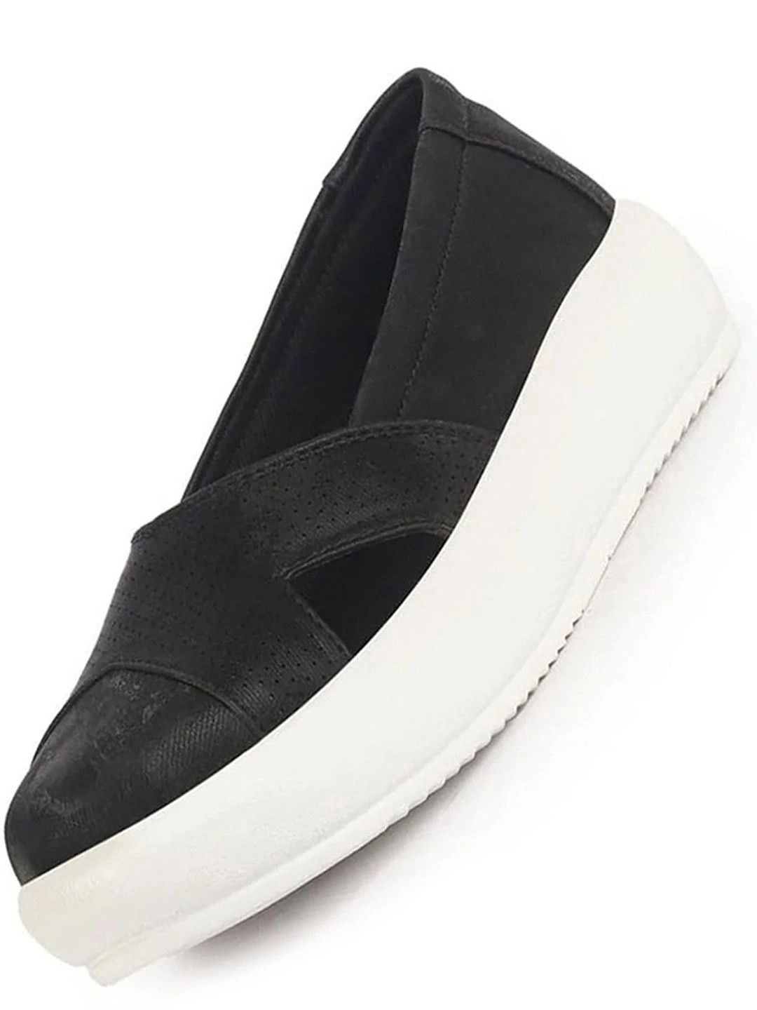 FAUSTO Women Height Enhancer Lightweight Classic Breathable Slip On Sneaker Shoe