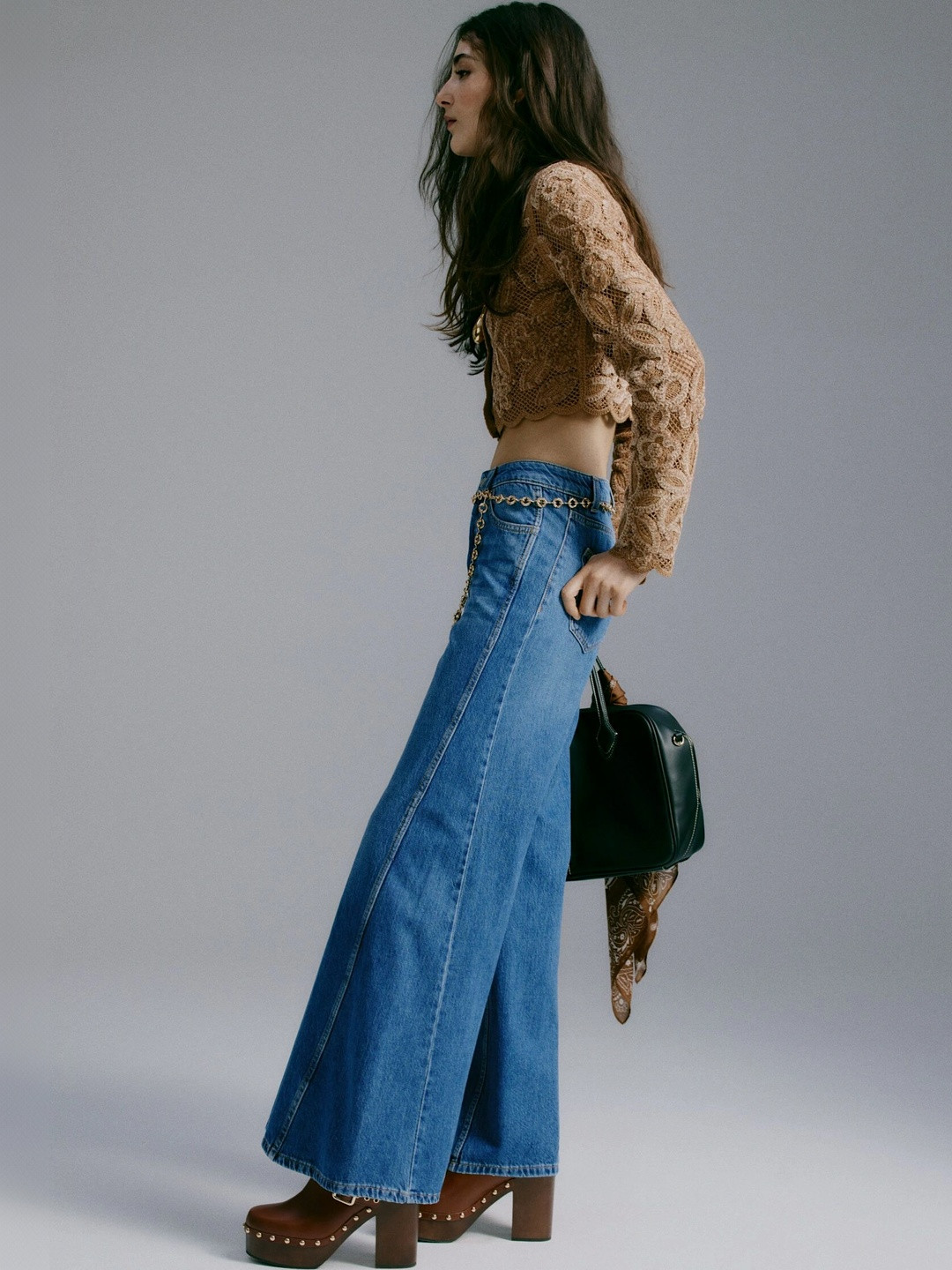 H&M Flared High Waist Jeans