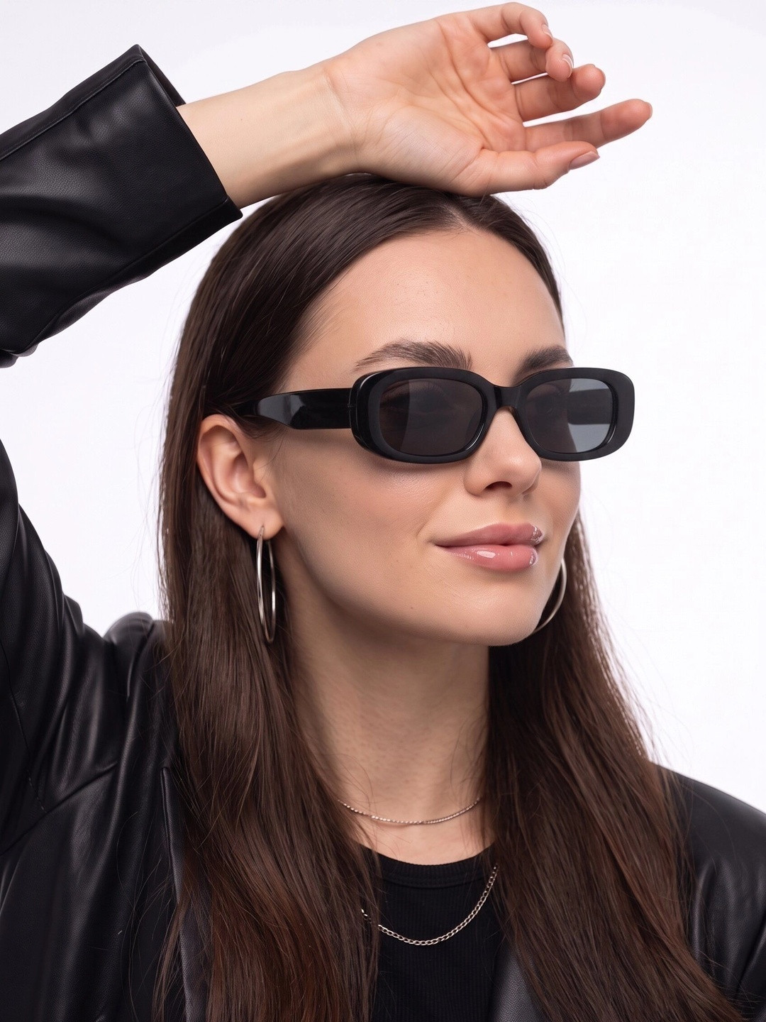 RORCE Women Rectangle Sunglasses with UV Protected Lens