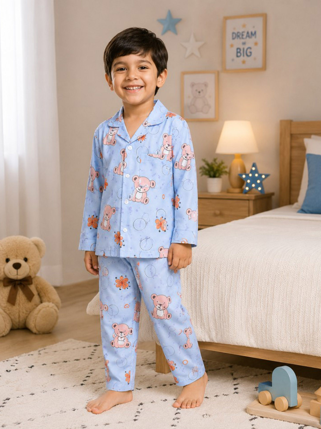 HERE&NOW Boys Printed Night suit