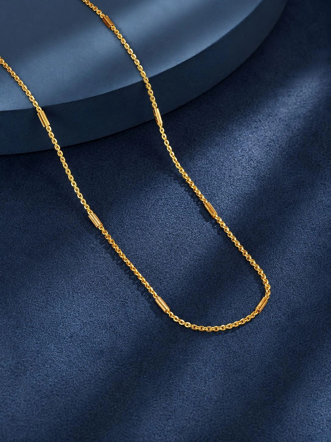 Zeraki Jewels Brass Gold-Plated Chain