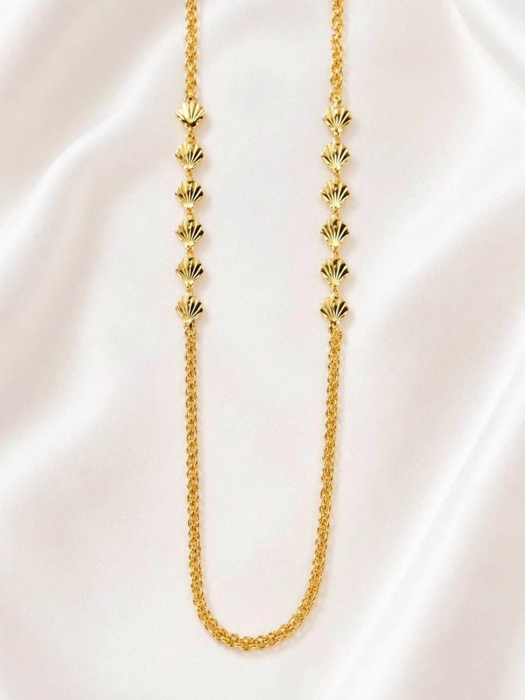 Zeraki Jewels Brass Gold-Plated Chain