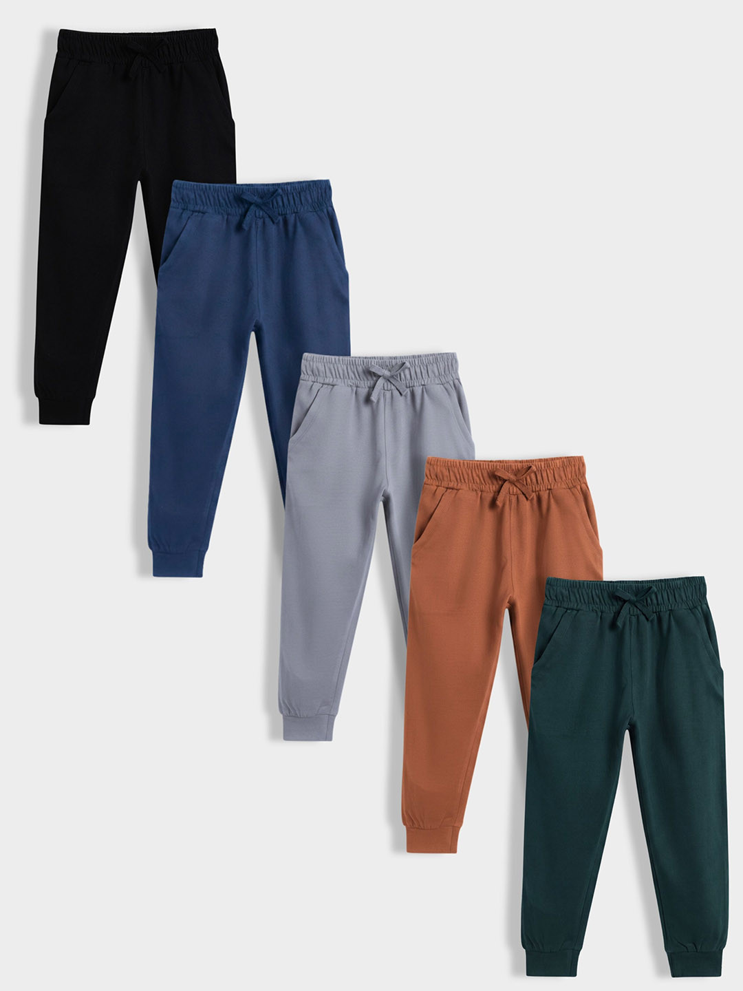 Orange Sugar Pack of 4 Regular Fit Training Joggers