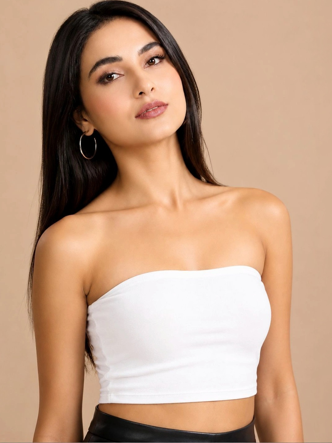 WALLICO Tube Crop Top