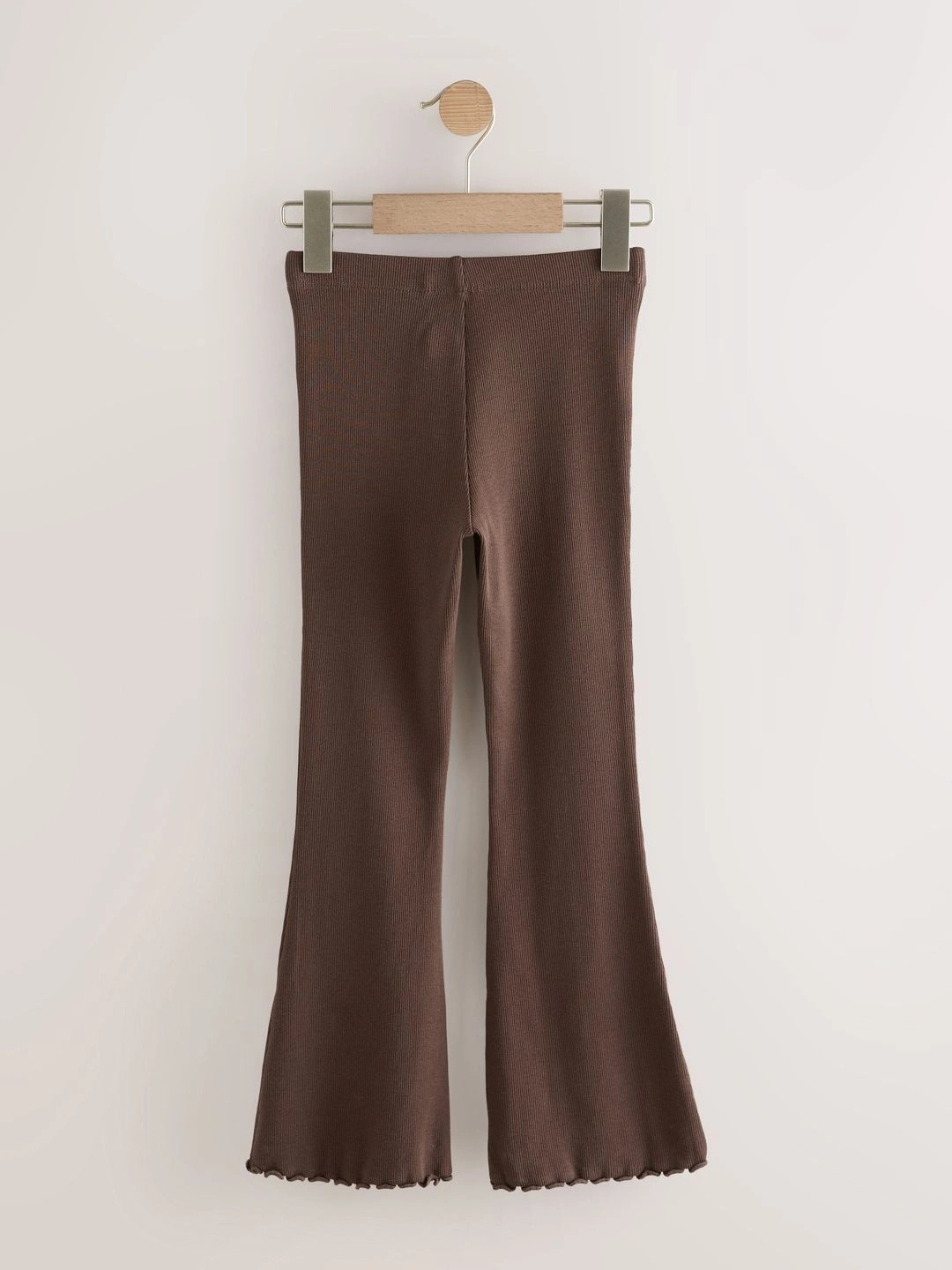 NEXT Girls Ribbed Flared Leggings