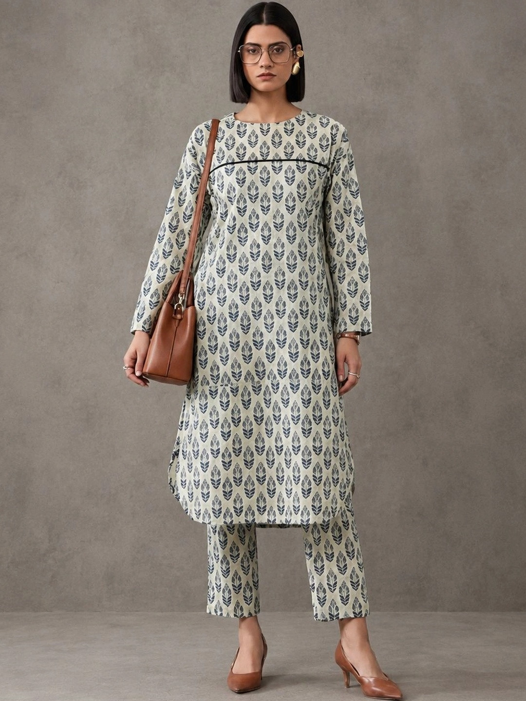 Navibhu Formal Printed Pure Cotton Kurta Sets