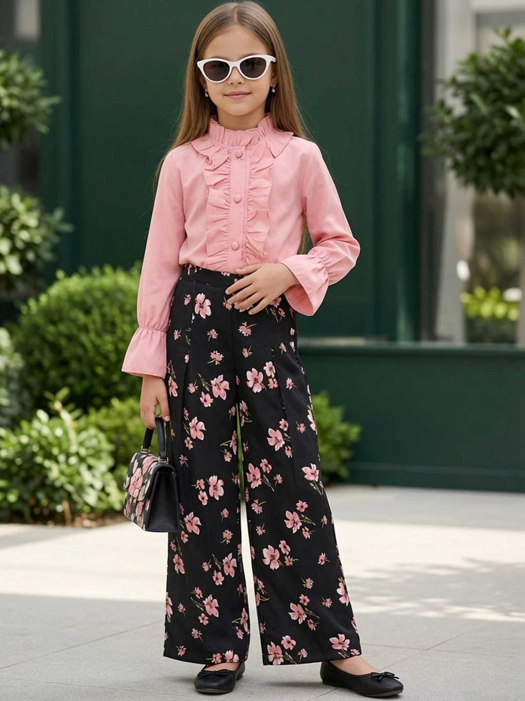 Cutiekins Girls Top with Trousers