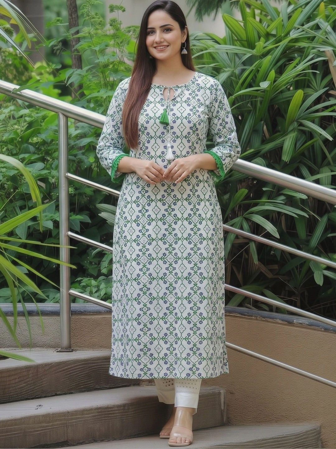 Sa Rasa Women Ethnic Motifs Printed Kurta