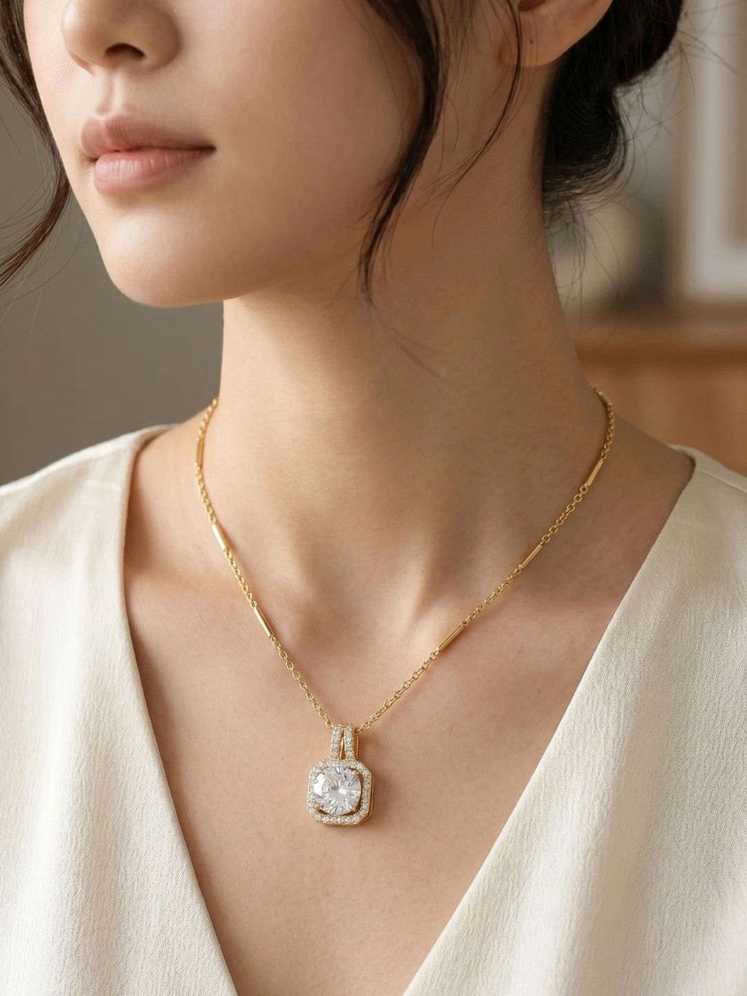 Brandsoon Brass Gold-Plated Layered Necklace