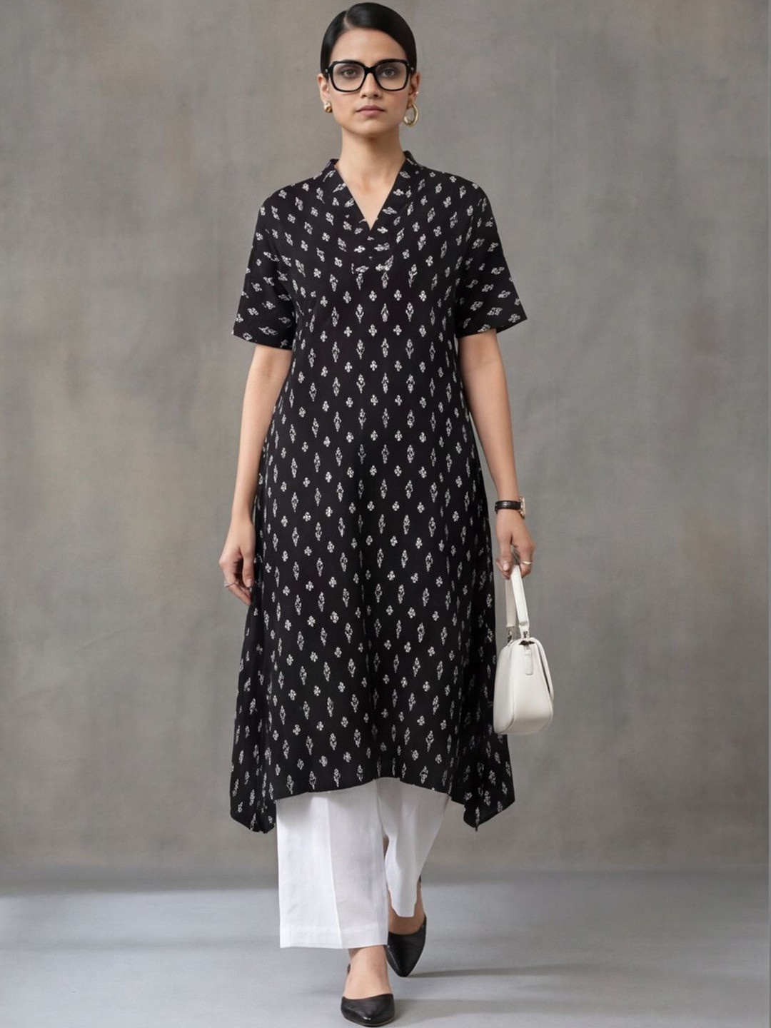Navibhu Smart Women Ethnic Motifs Printed Kurta