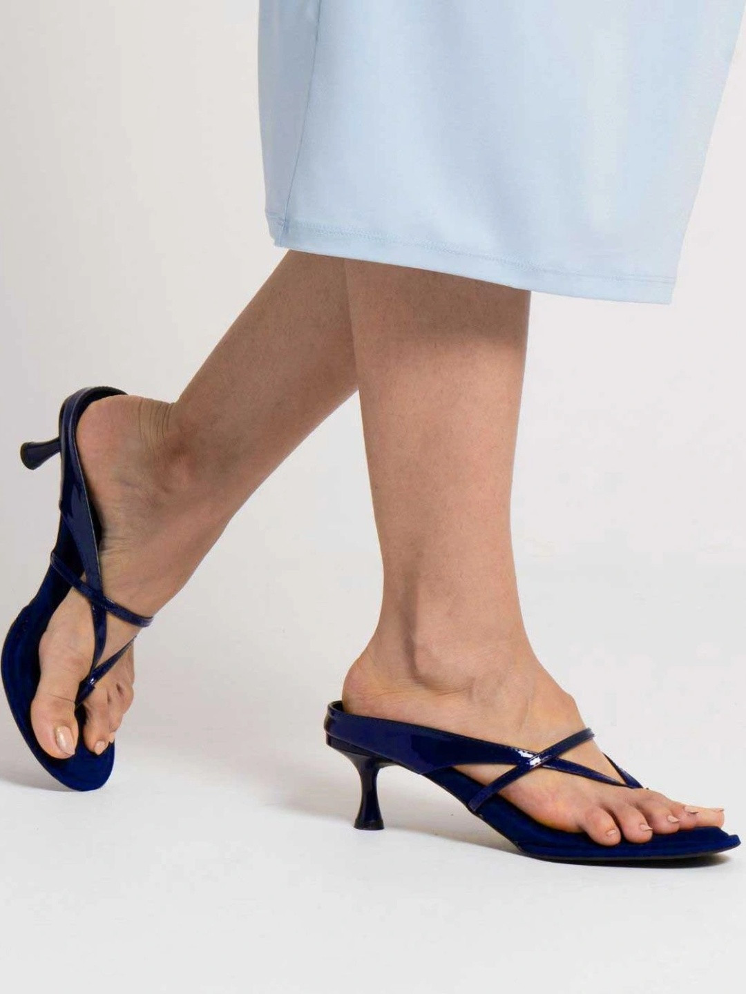 CAI A-Lister Blue Kitten Heels