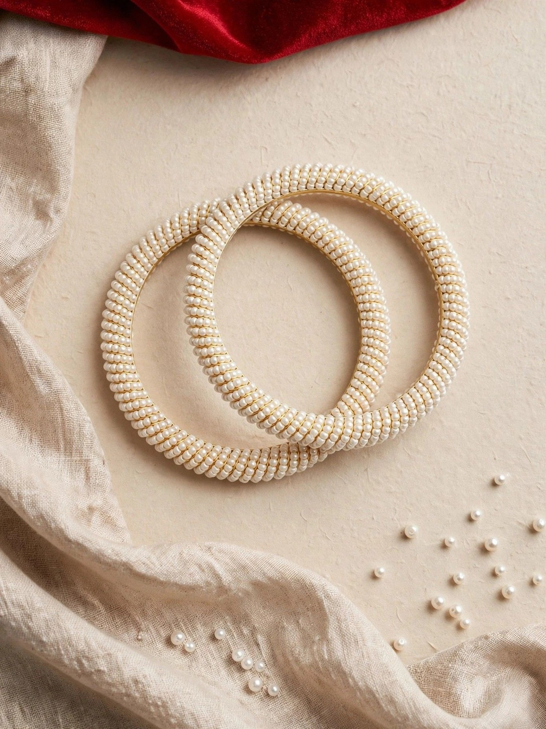 MOHATI Gold Brass Bangles