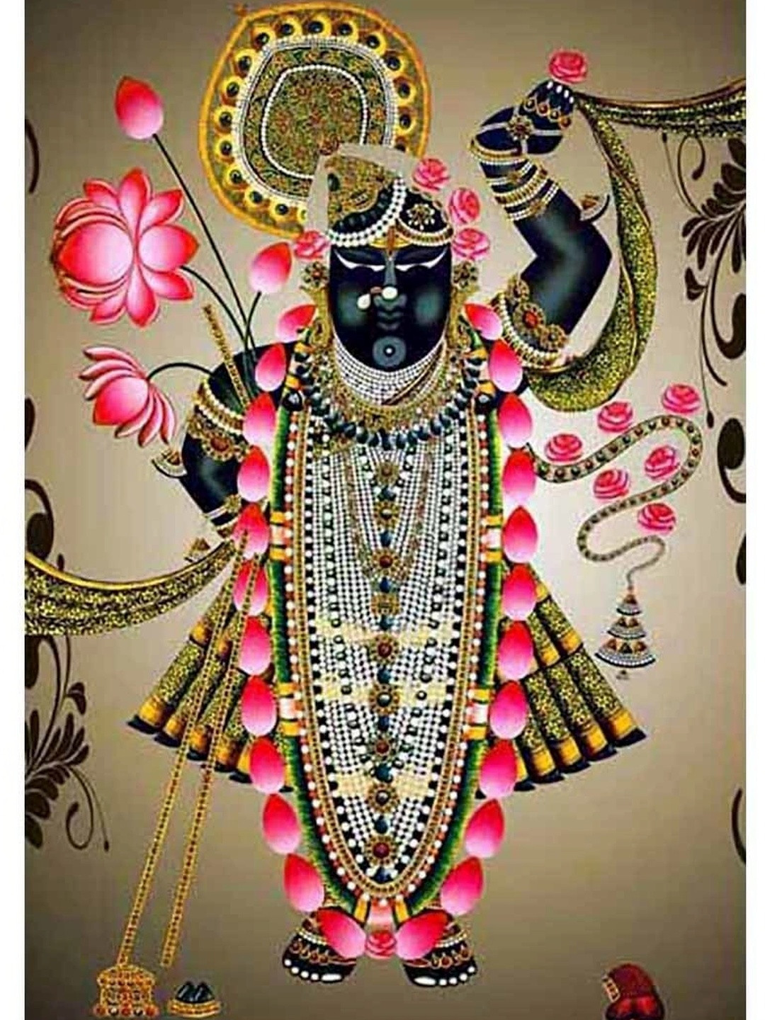 PnF Multicoloured Wood Religious Wall Paintings