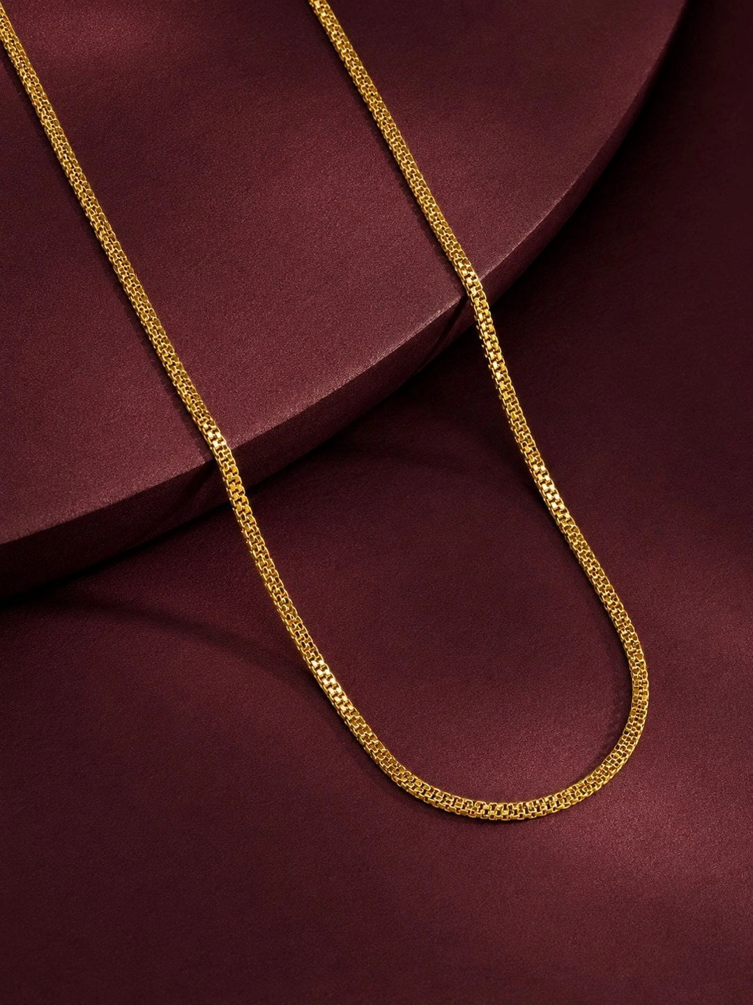 Zeraki Jewels Brass Gold-Plated Chain