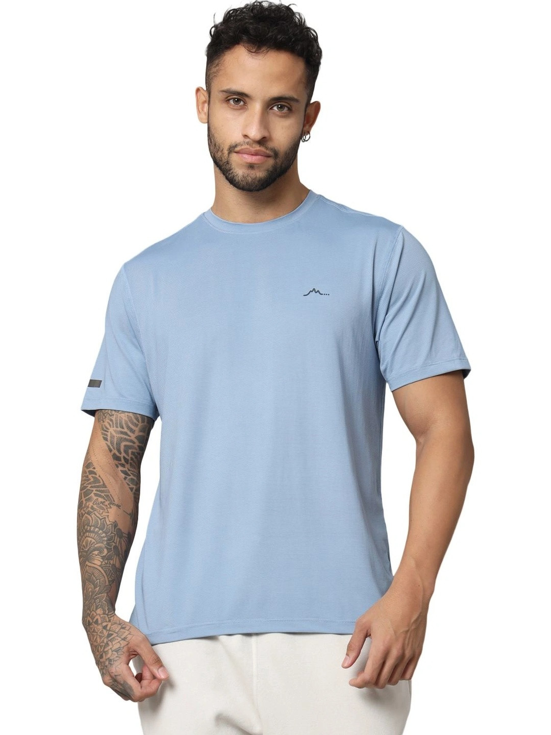 Reccy Men's Ultralight Breathable Quick Dry Active Performance Athletic T-shirt