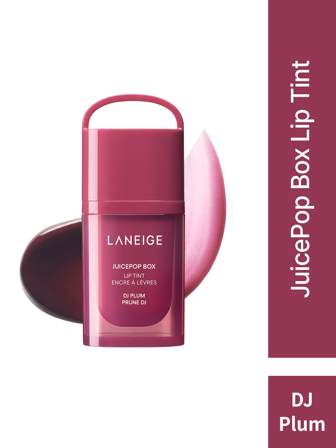 LANEIGE JuicePop Box Long Lasting Glossy Lip Tint 4.5g - DJ Plum 07