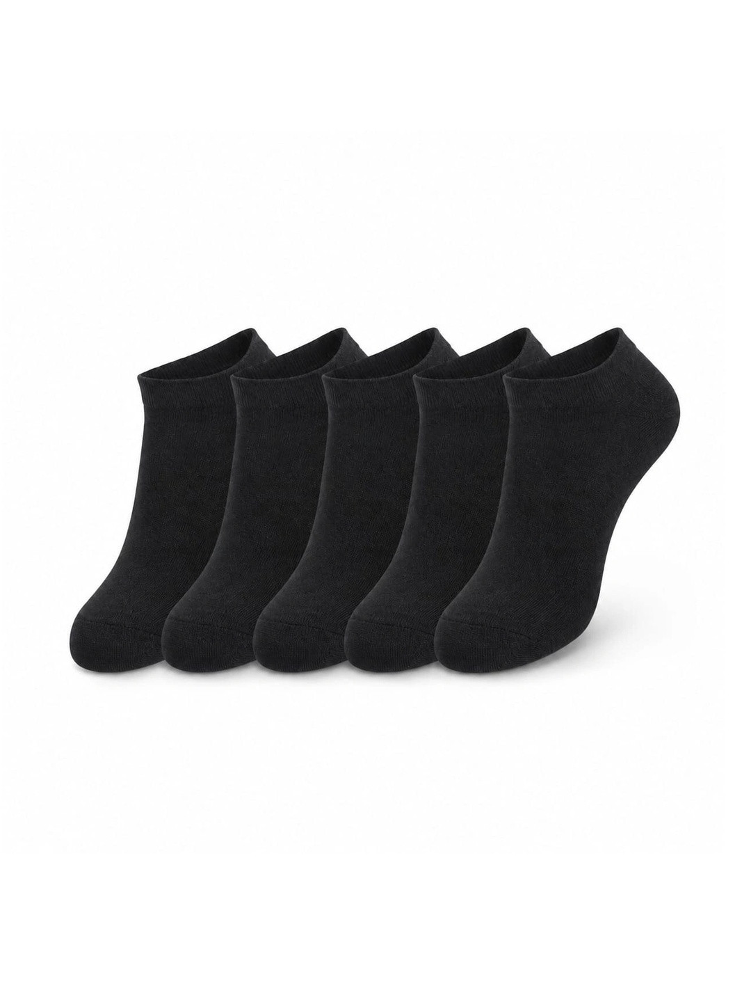 Moda Rapido Men Pack of 5 Cotton Blend Assorted Shoe Liners Socks
