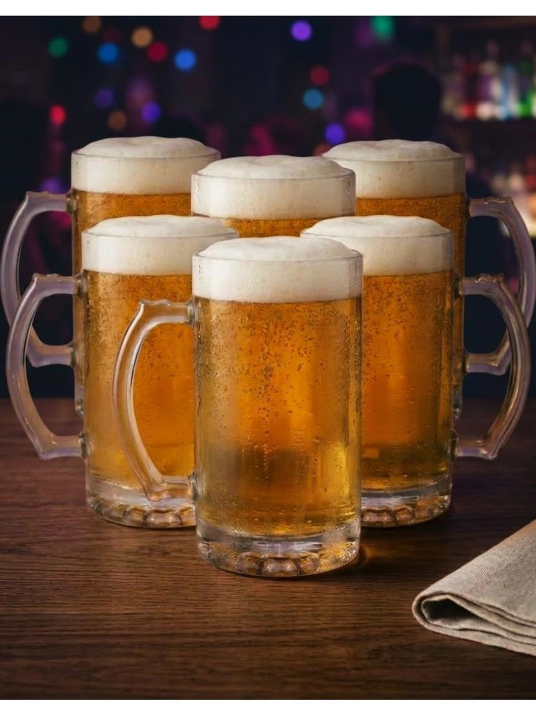 nestcase Transparent 6 Dishwasher Safe Glass Beer Glass Bar Glass