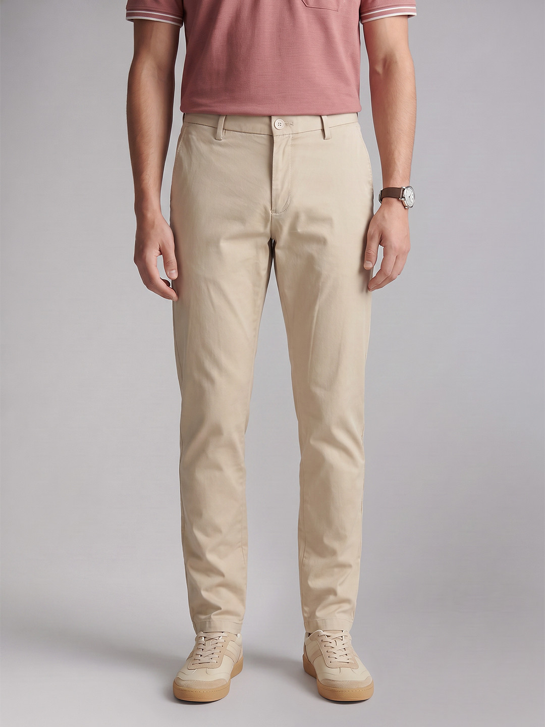 Allen Solly Men Slim Fit Woven Trousers