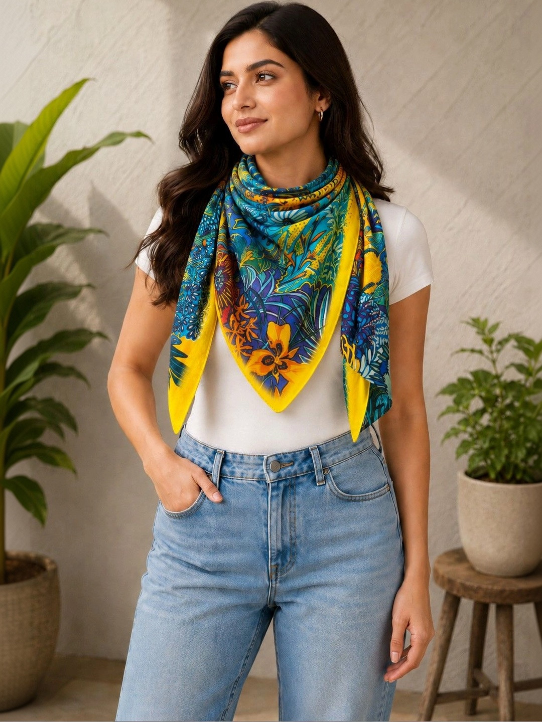 Desibutik Women Printed Scarf