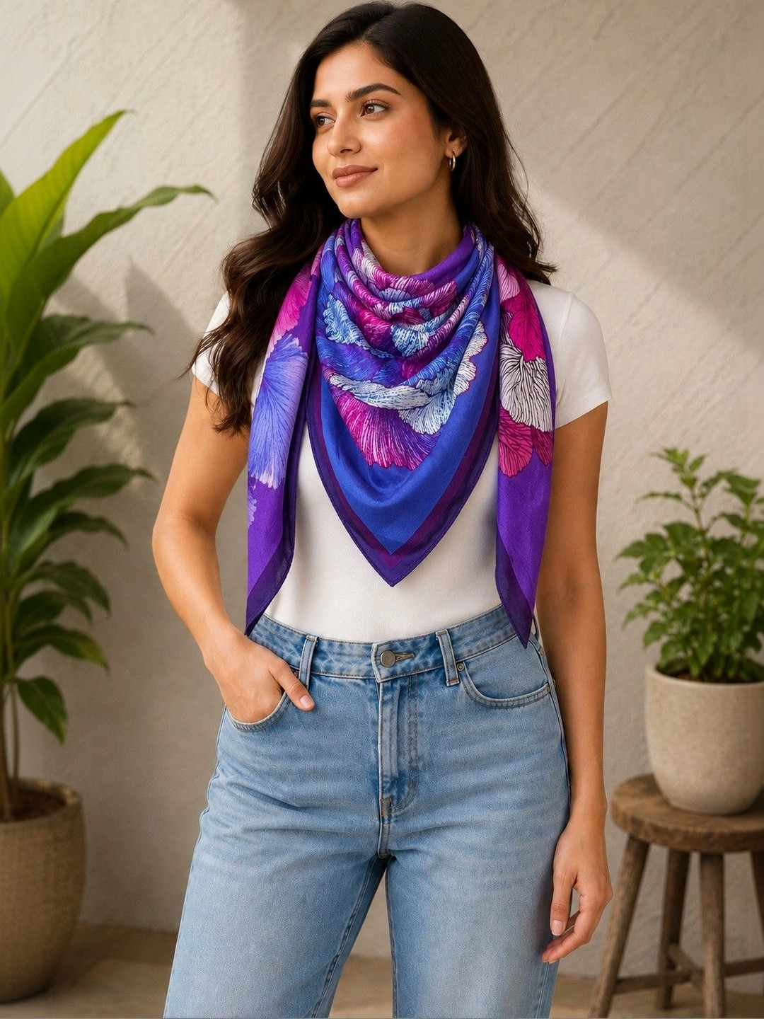 Desibutik Women Printed Scarf