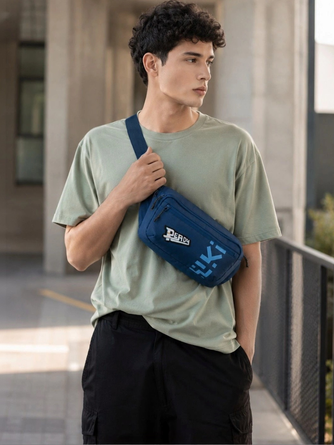 Wildcraft Unisex Printed Messenger Bag