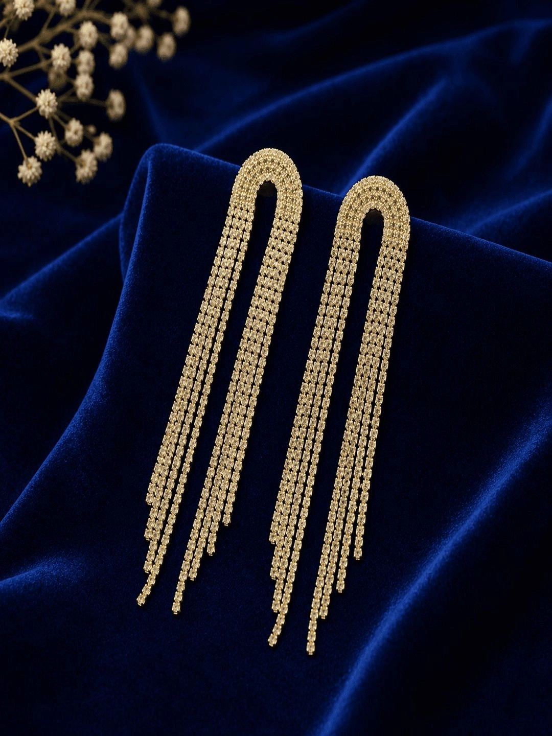 Shining Jewel - By Shivansh Geometric Drop Earrings