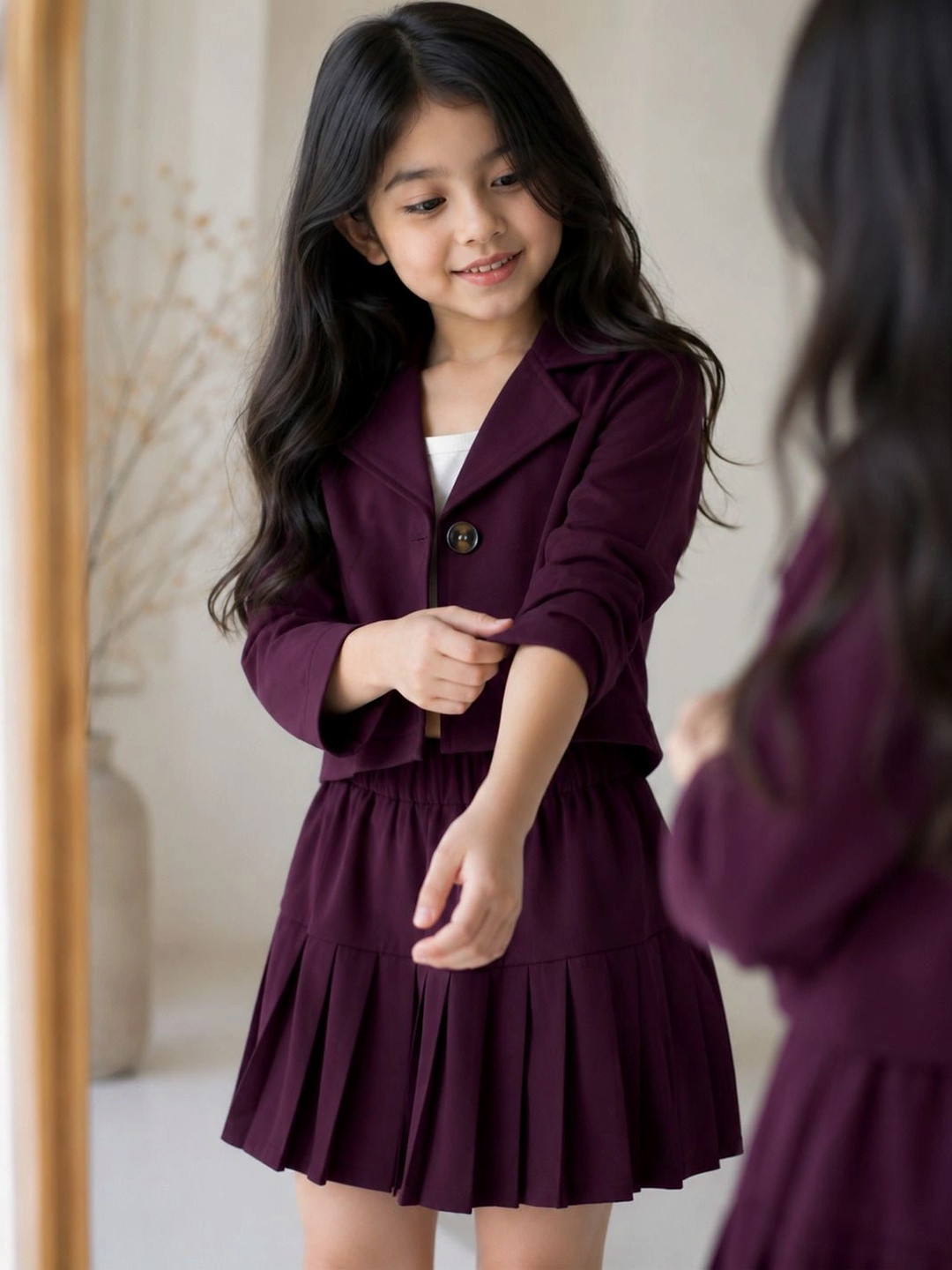 Sweety Rani Girls Coat with Skirt