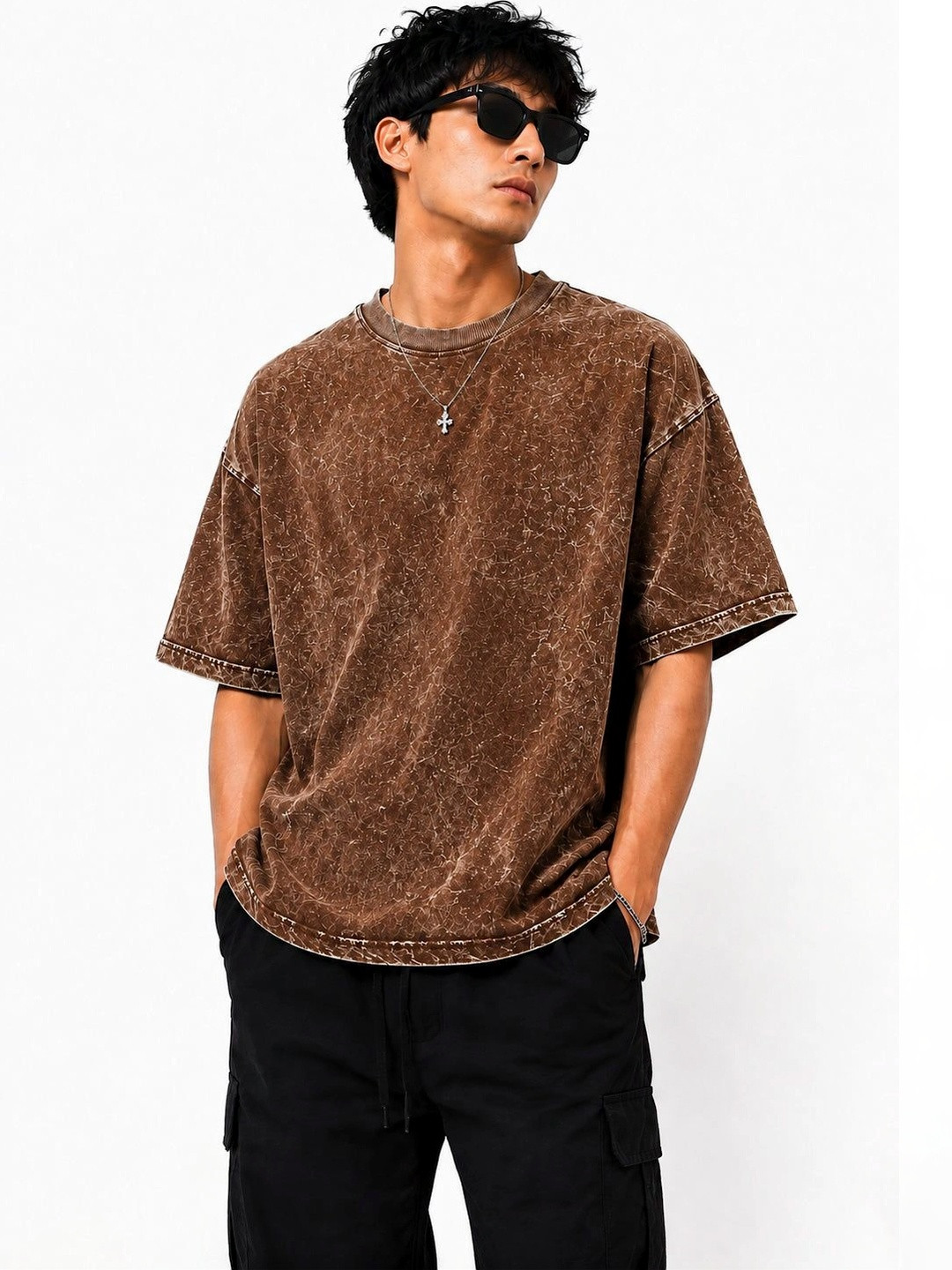 7kingdom Men Dyed T-shirt