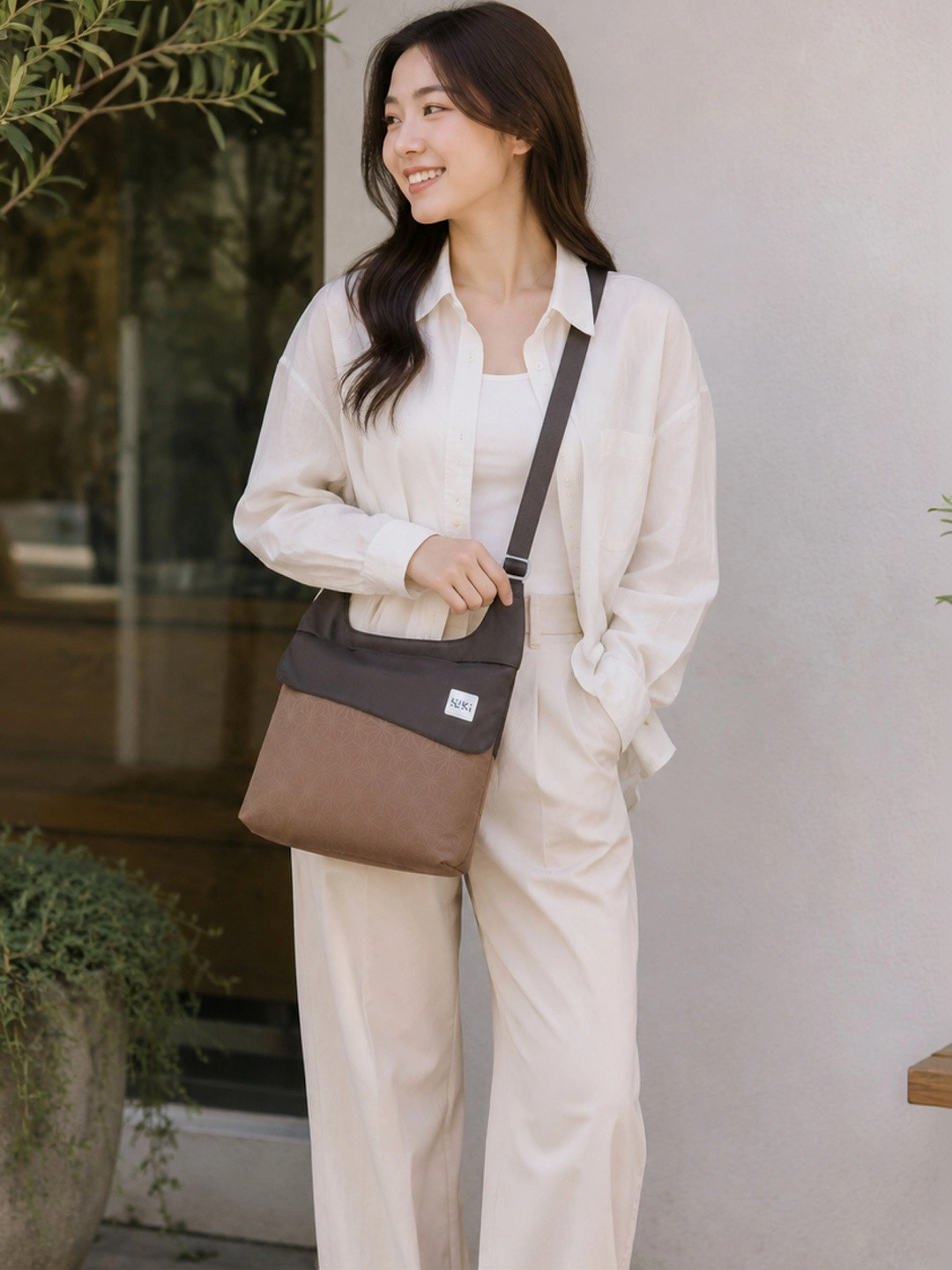 Wildcraft Unisex Textured Messenger Bag