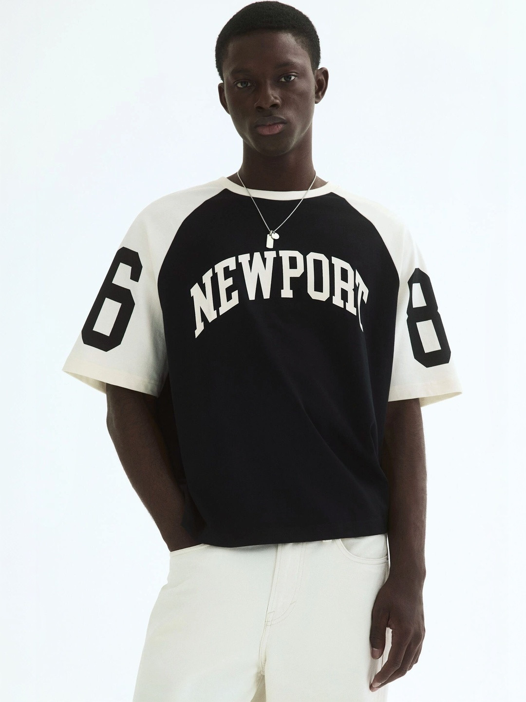 H&M Relaxed Fit Printed T-Shirt